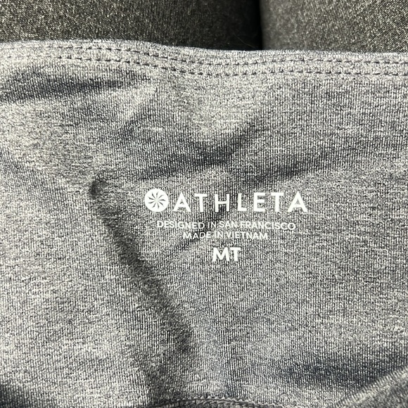 Athleta brand tight jogger style pants in black and grey - Picture 5 of 6